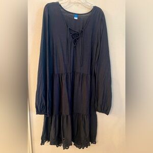Black lightweight dress/cover up
